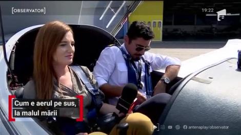 Cum e aerul pe sus, la malul mării