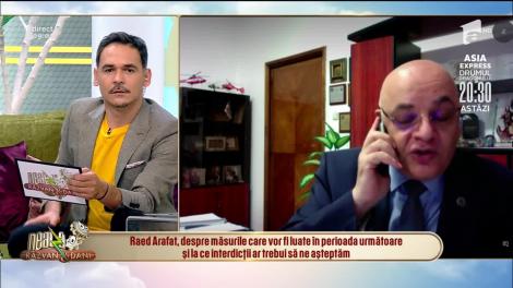 Raed Arafat, declarații importante despre pandemie, în direct la "Neatza": "Putem să ajungem la o situație chiar mai gravă decât situația care a fost"