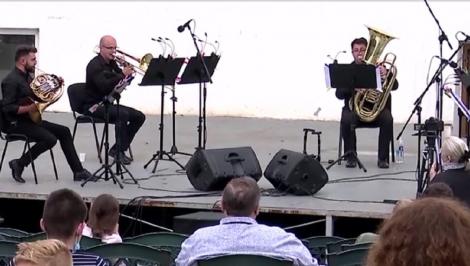 Artiștii de la filarmonică, primul concert în pandemie
