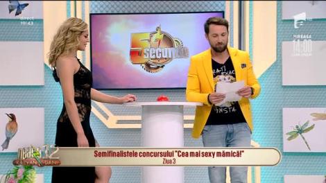 Cea mai sexy mămică, semifinalele. Provocarea "5 secunde" cu Simona Hapciuc, Melania Rosoi și Mădălina Jumuga