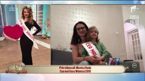 Monica Radu, câștigătoarea titlului de Cea mai Sexy Mămică 2019, in direct, la Neatza!