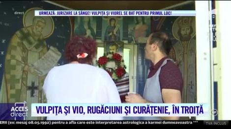 Competiţie extrem de strânsă, între Vulpiţa şi Viorel! Ce cadouri au primit soții Stegaru după ce au muncit în casa unor fani