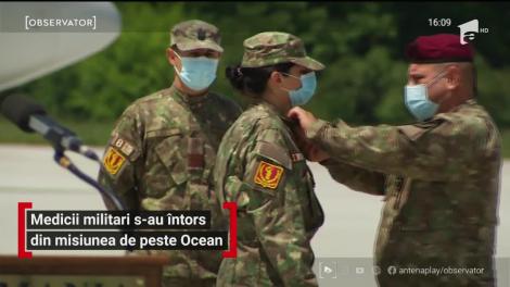 Medicii militari s-au întors din misiunea de salvare de peste Ocean