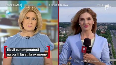 Elevii cu temperatură nu vor fi lăsați la examene