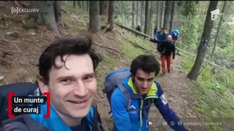 Lecţia de ambiţie şi curaj o primim de la alpiniştii nevăzători. Alex şi Răzvan se pregătesc să cucerească Vârful Mont Blanc