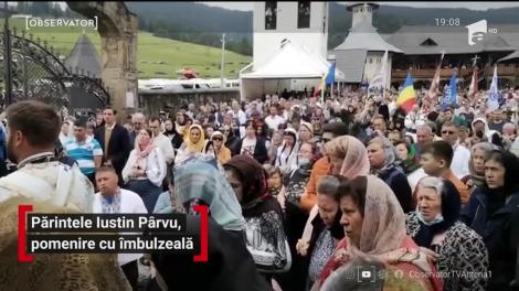 Părintele Iustin Pârvu, pomenire cu îmbulzeală