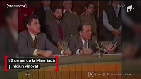 30 de ani de la Mineriadă și niciun vinovat