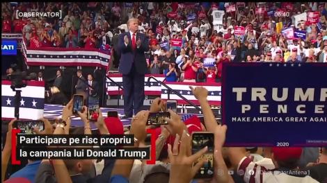 Participare pe risc propriu la campania lui Donald Trump