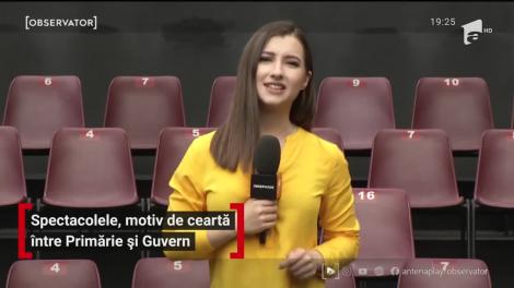 Spectacolele, motiv de ceartă între Primărie și Guvern