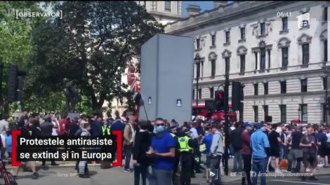 Protestele antirasiste se extind și în Europa