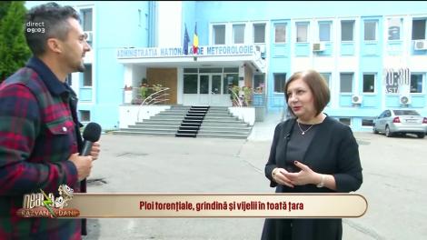 Ploi torențiale, grindină și vijelii în toată țara