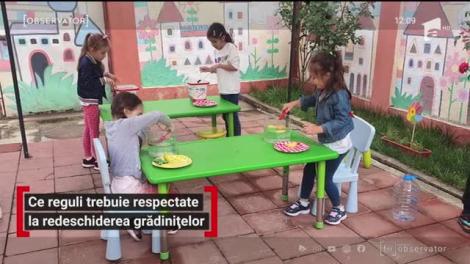 Ce reguli trebuie respectate la redeschiderea gradinițelor