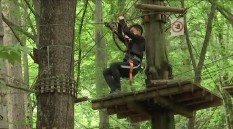 Parcul de aventură, distracția de la munte