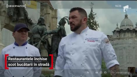 Restaurantele închise scot bucătarii în stradă