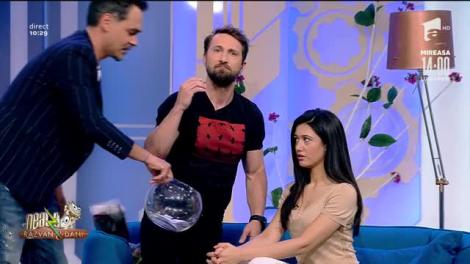 Joc de improvizație la "Neatza". Mădălina Bellariu Ion, actrița din "Sacrificiul", amanta lui Dani: "Porumbița mea"