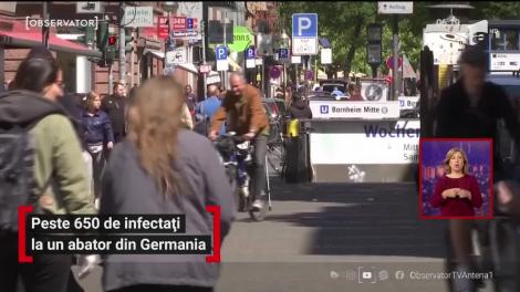 Peste 650 de infectați cu noul coronavirus la un abator din Germania. Angela Merkel urmăreşte îndeaproape evoluţia pandemiei