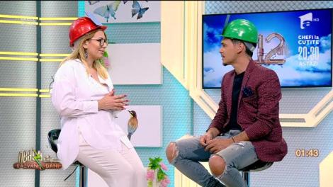 Jocul cu casca de muncitor. Cine a ghicit cele mai multe imagini? Ramona: "Mi-a feliat creierul!"