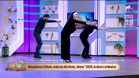 Cine este Magdalena Chihaia, măicuța păcătoasă de la iUmor! Tânăra a pus juriul pe jar