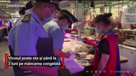 Coronavirusul poate suprevieţui până la trei luni pe mâncarea congelată