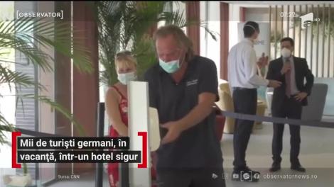 Mii de turiști germani, în vacanță, într-un hotel sigur