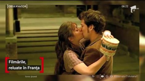 Filmările pentru pelicule au fost reluate în Franţa