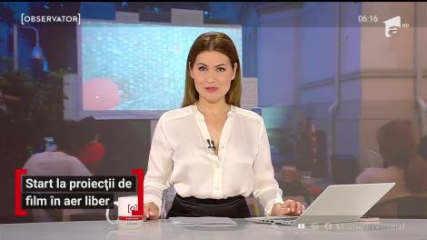 Start la proiecții de film în aer liber