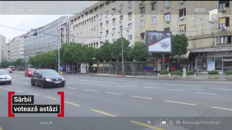 Vecinii sârbi vor ieşi la vot astăzi