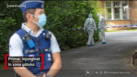 Incident şocant în Belgia. Un primar a fost înjunghiat în zona gâtului