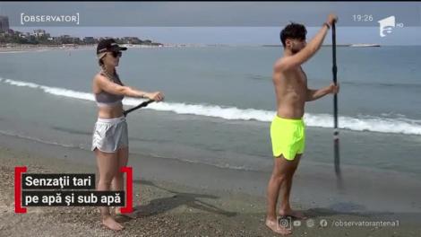 Stand-up paddleboarding, un nou sport pe litoral