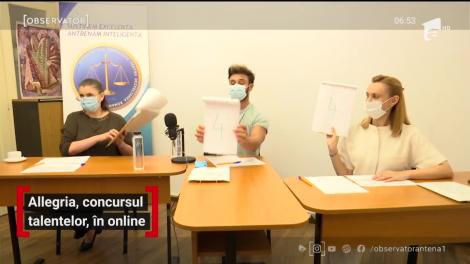 Allegria, concursul talentelor, în online