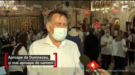 Prima slujbă din ultimele trei luni care s-a ţinut în interiorul bisericilor