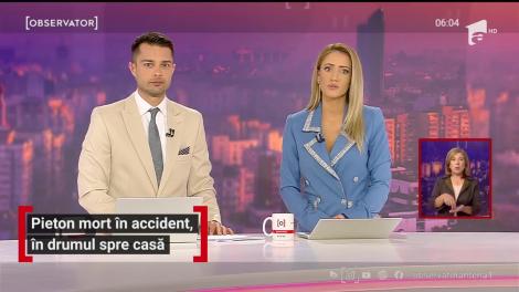 Pieton mort în accident, în drumul spre casă