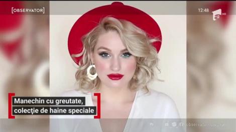 Ioana Dumitrache, manechin cu greutate, colecție de haine în măsuri mari