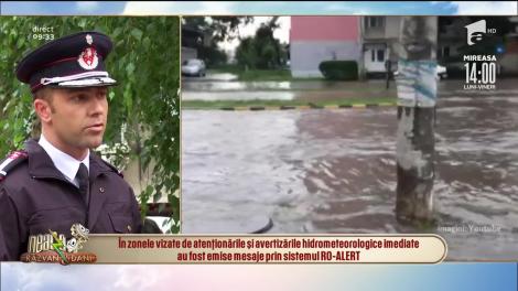 Pericol de inundații în șapte județe