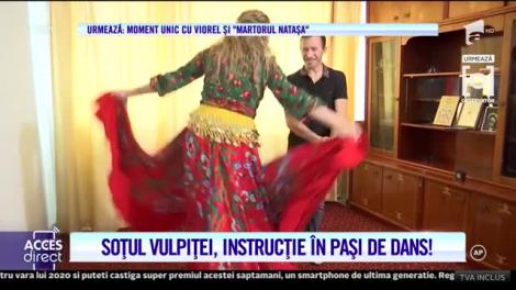 Viorel, învăţăcel de dansuri de societate! Soțul Vulpiței ia lecții de dans