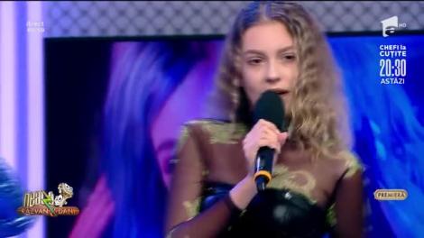 Raisa, cea mai tânără revelație a showbiz-ului românesc, cântă piesa Keep Me Runnin', la Neatza cu Răzvan și Dani