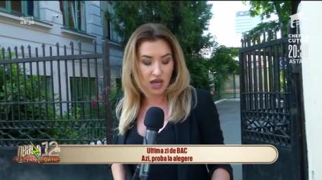 Ultima zi de Bacalaureat! Elevii susțin proba la alegere