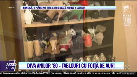 Casa acordurilor. Diva anilor '80, tablouri cu foiță de aur