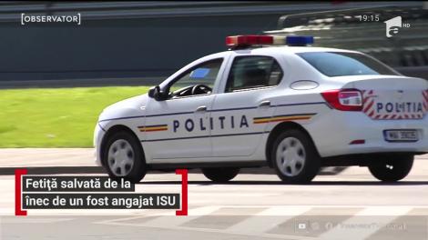 Fetiță salvată de la înec de un fost angajat ISU