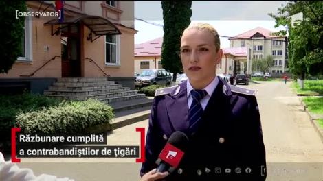 Răzbunare de tip mafiot în Maramureş. Maşina personală a șefului Sectorului Poliției de Frontieră Vișeu de Sus a fost incendiată cu un cocktail Molotov