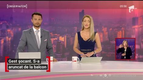 Gest şocant în Capitală. O femeie s-a aruncat de la etajul şase