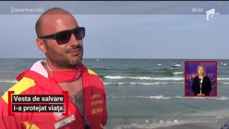 Vesta de salvare i-a protejat viața