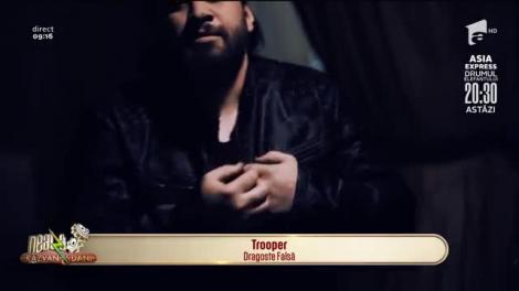 ”Trooper” cântă melodia Dragoste falsă, la Neatza cu Răzvan și Dani