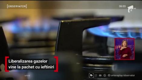 Liberalizarea gazelor vine la pachet cu ieftiniri