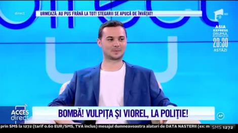 Vulpiţa şi Viorel, la secţia de poliţie! Ce i-a adus pe soţii Stegaru în faţa oamenilor în uniformă?