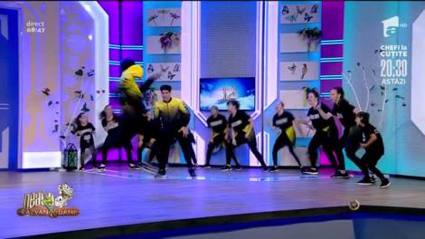 Trupa Trouble Crew, show de dans în platoul de la Neatza cu Răzvan și Dani