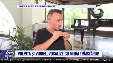 Vulpița și Viorel i-au cântat lui Mihai Trăistariu. Ce spune artistul despre performanța soților Stegaru: "Trebuie să îi facă cineva o piesă de operă"