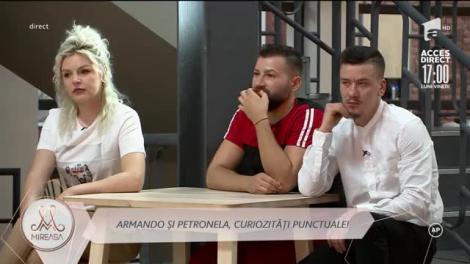 Explicații la rece. Armando și Petronela, curiozități punctuale