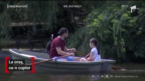 Luna iulie a început cu temperaturi de cuptor. Bucureştiul se topeşte