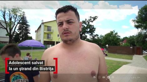 Erou și în timpul liber! Un pompier a salvat un adolescent de la înec, pe un ștrand din Bistrița: „După șase serii de compresii, organismul a răspuns”
